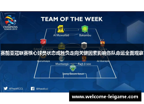 赛前亚冠联赛核心球员状态成胜负走向关键因素影响各队命运全面观察 赛前亚冠联赛核心球员状态成胜负走向关键因素影响各队命运全面观察
